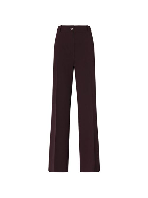 Pantalone donna Pinko Petalo bordeaux dritto PINKO | 107214A18ERR7
