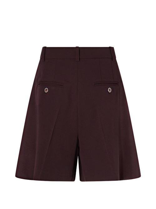 Gonna donna Pinko Shetana bordeaux fluida corta PINKO | 107289A18ERR7