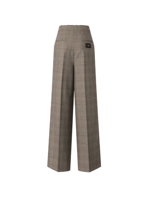Pantalone donna Pinko Plumeria beige Galles con pizzo PINKO | 107476A3FFCYZ