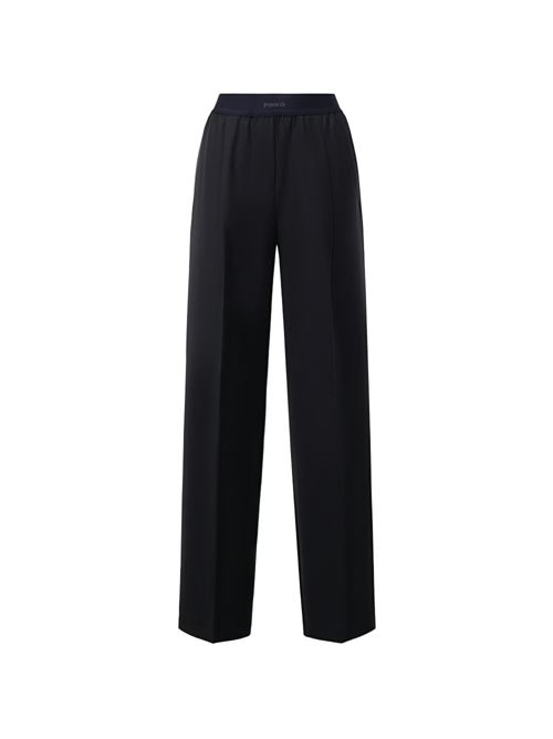 Pantalone donna Pinko Phaius blu gessato con elastico e pence PINKO | 107560A3IFG03