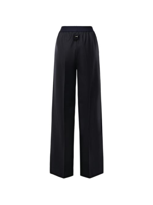 Pantalone donna Pinko Phaius blu gessato con elastico e pence PINKO | 107560A3IFG03