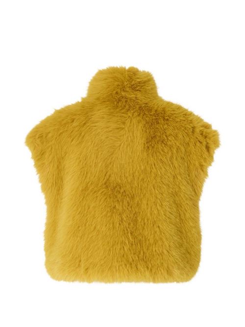 Gilet donna Pinko Eloro giallo in eco pelliccia PINKO | 107688A3MUH49
