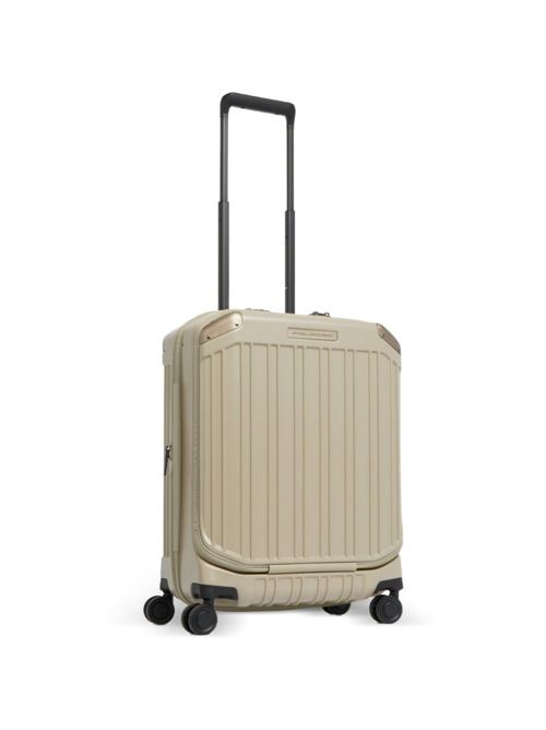 Trolley cabina unisex Piquadro PQ Light beige opaco con doppia apertura Piquadro | BV7245PQLBEO