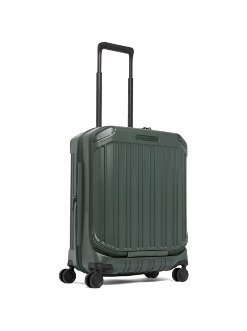Trolley cabina unisex Piquadro PQ Light verde opaco con doppia apertura Piquadro | BV7245PQLVEO2