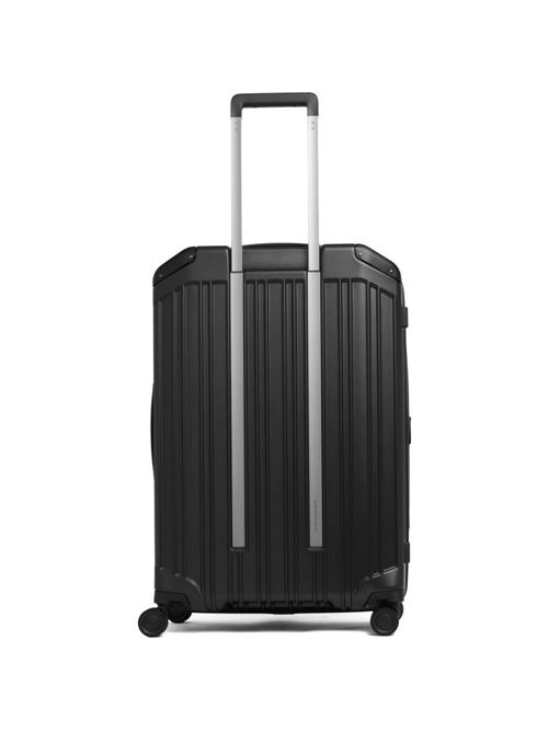 Trolley medio unisex Piquadro PQ Light nero opaco con doppia apertura Piquadro | BV7246PQLNO