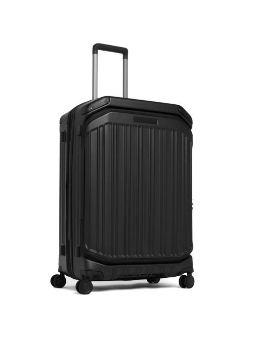 Trolley medio unisex Piquadro PQ Light nero opaco con doppia apertura Piquadro | BV7246PQLNO