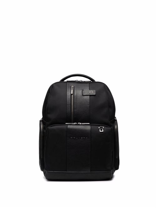 Zaino grande in pelle e tessuto Brief 2 Piquadro | CA4532BR2N
