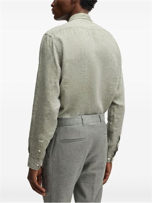 Camicia uomo in lino BOSS | 50529137311