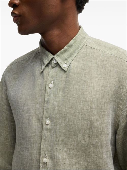 Camicia uomo in lino BOSS | 50529137311