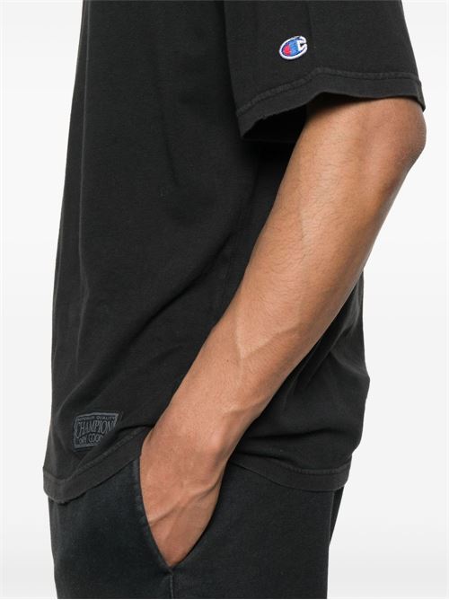 T-shirt uomo nera CHAMPION | 220749KK001