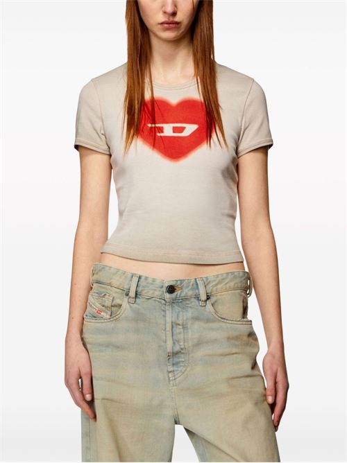 T-shirt donna con cuore T-Ele DIESEL | A128360SQAD72S