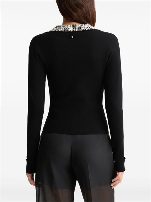 Polo donna con ricami LIU-JO | CA5109MS99ER9780