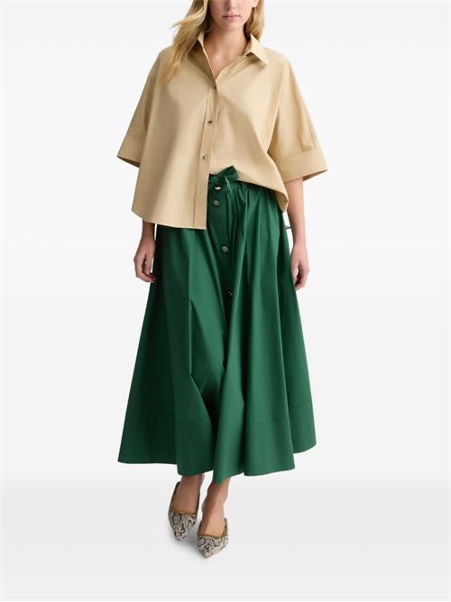 Gonna donna midi verde LIU-JO | CA5296TS246X0665