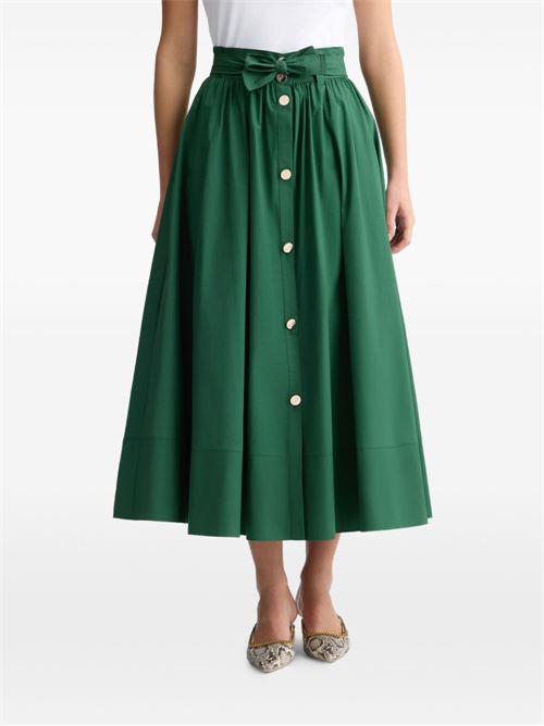 Gonna donna midi verde LIU-JO | CA5296TS246X0665