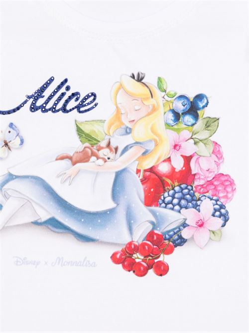 T-shirt bambina maniche corte Alice MONNALISA | 11E61852020099