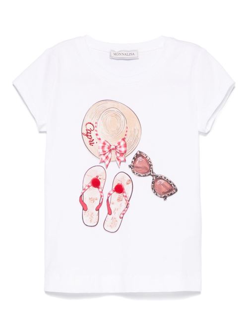 T-shirt bambina maniche corte MONNALISA | 11E62352029944