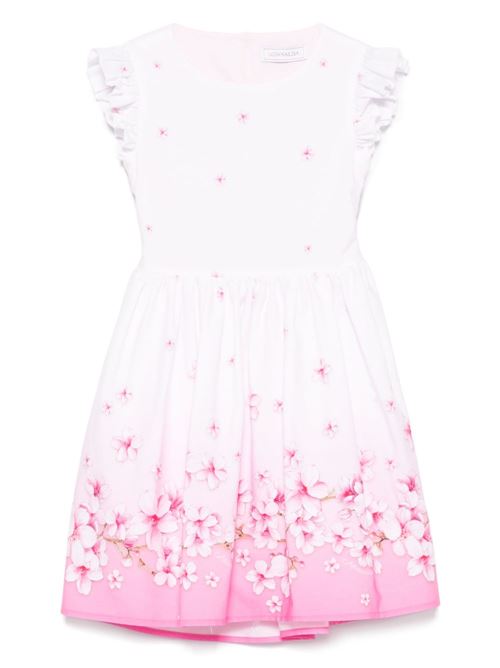 Abito bambina con fiori MONNALISA | 11E912RU56280090