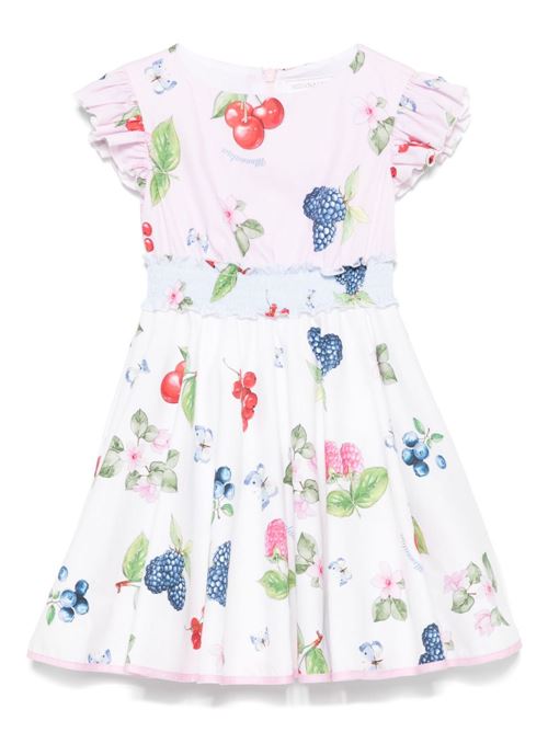 Abito bambina stampa frutta MONNALISA | 11E92156739099