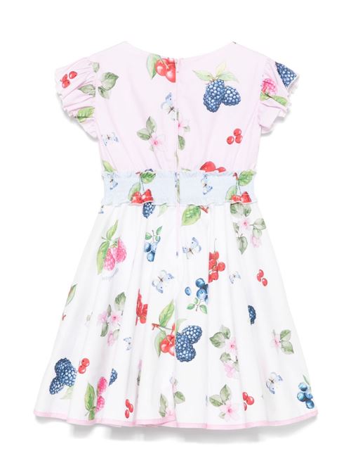Abito bambina stampa frutta MONNALISA | 11E92156739099