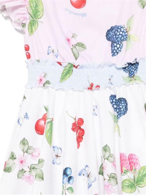 Abito bambina stampa frutta MONNALISA | 11E92156739099