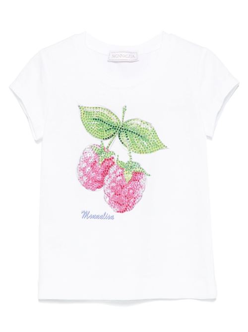 T-shirt bambina con strass MONNALISA | 19E61750010099