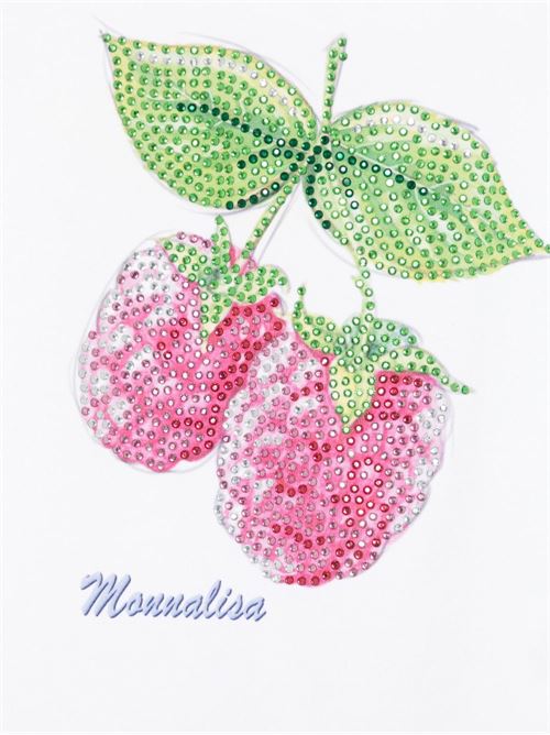 T-shirt bambina con strass MONNALISA | 19E61750010099