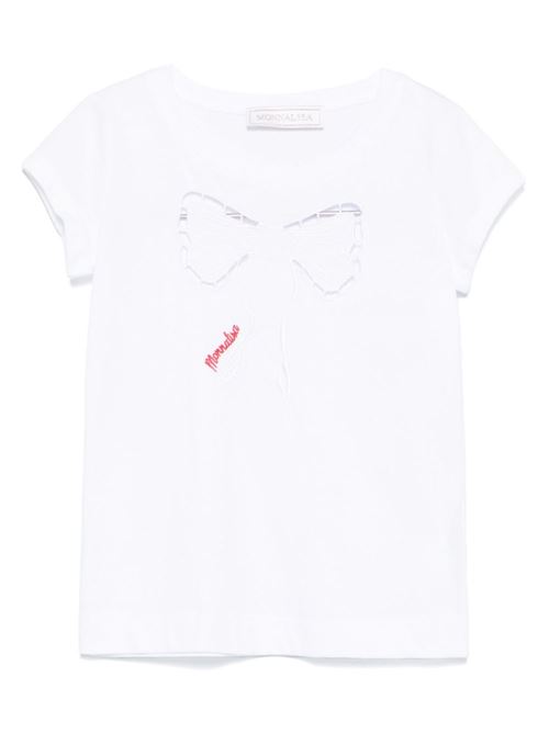 T-shirt bambina con fiocco MONNALISA | 19E62450110099