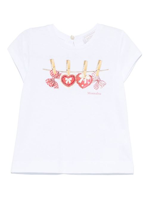 T-shirt neonata maniche corte MONNALISA | 39E61850110099