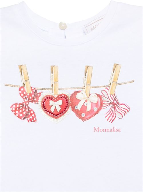 T-shirt neonata maniche corte MONNALISA | 39E61850110099