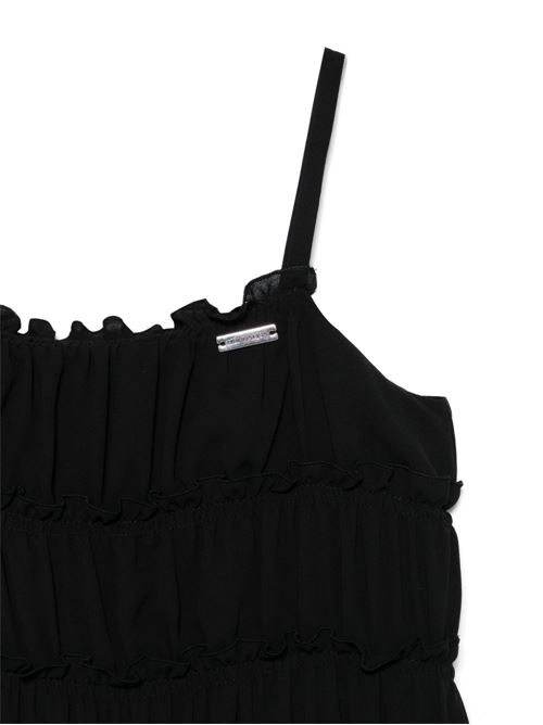 Abito bambina party nero MONNALISA | 41E91151190050