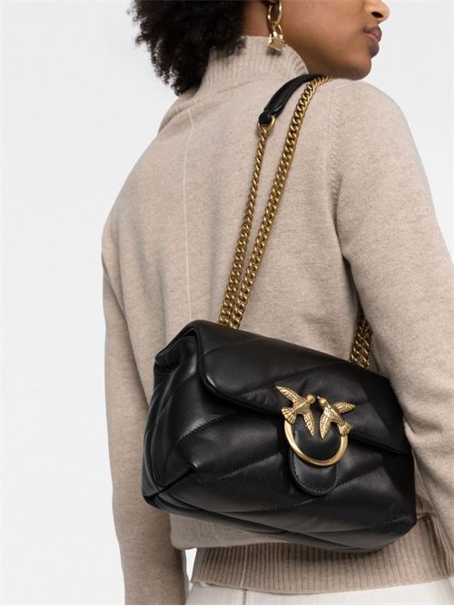 Borsa a tracolla puff mini Love nera PINKO | 100039A0F2Z99Q