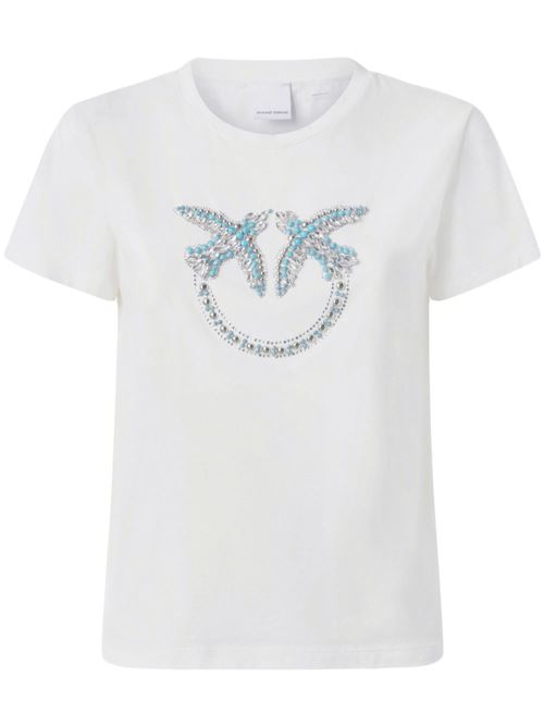 T-shirt donna maniche corte Love Birds PINKO | 100535A2G7Z05