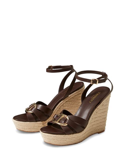 Sandalo donna con zeppa TWINSET | 251TGT09210780