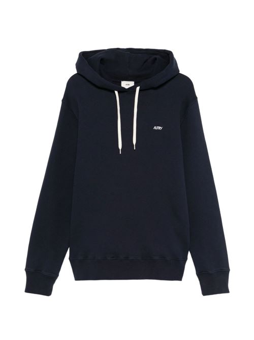Felpa Autry uomo con cappuccio navy AUTRY | HOPM002B