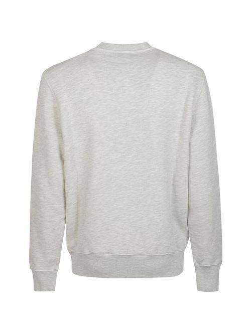 Felpa uomo Autry girocollo grigia con logo AUTRY | SWPM001M