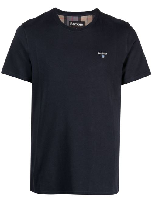 T-shirt uomo Barbour navy con mini logo BARBOUR | MTS0670NY31