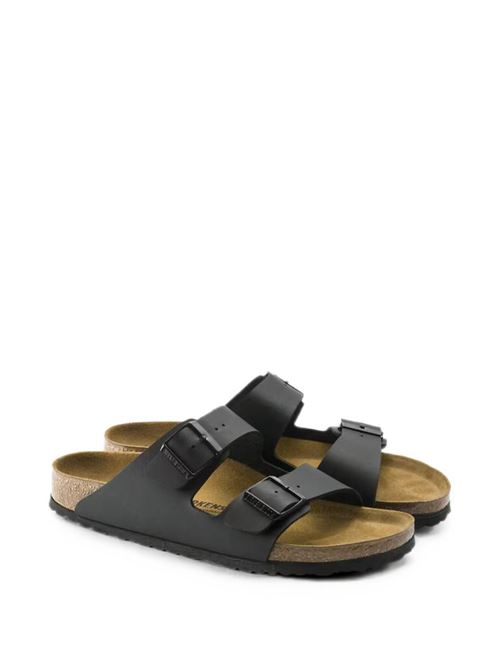 Ciabatte Birkenstock Arizona nere in Birko Flor con doppia fascia regolabile BIRKENSTOCK | ARIZONA051793