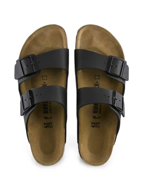 Ciabatte Birkenstock Arizona nere in Birko Flor con doppia fascia regolabile BIRKENSTOCK | ARIZONA051793
