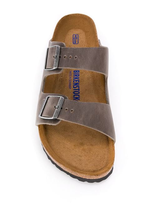 Ciabatte Birkenstock Arizona antracite in pelle doppia fascia BIRKENSTOCK | ARIZONA1013645