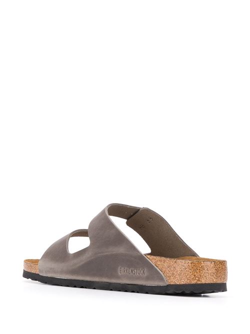 Ciabatte Birkenstock Arizona antracite in pelle doppia fascia BIRKENSTOCK | ARIZONA1013645