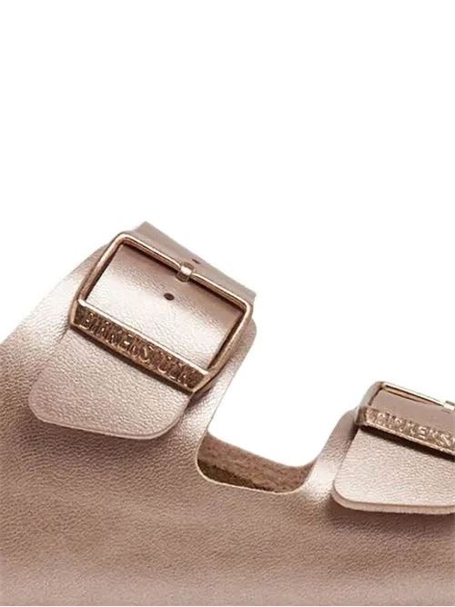 Ciabatte Birkenstock Arizona rosa metallizzato in Birko Flor con fibbie coordinate BIRKENSTOCK | ARIZONA1023960