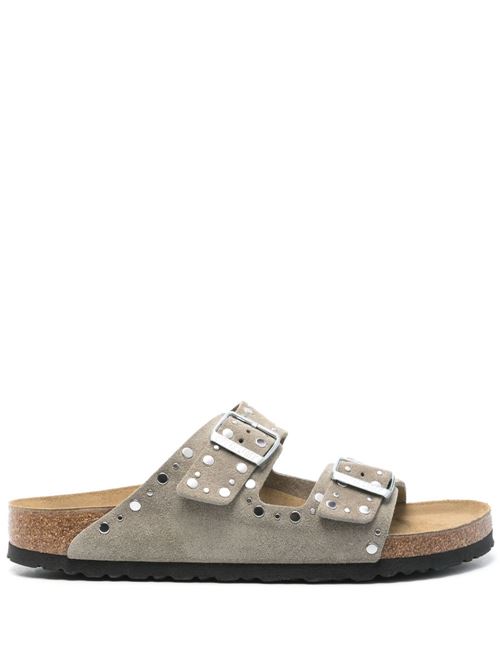 Ciabatte donna Birkenstock Arizona taupe con borchie BIRKENSTOCK | ARIZONA1029390