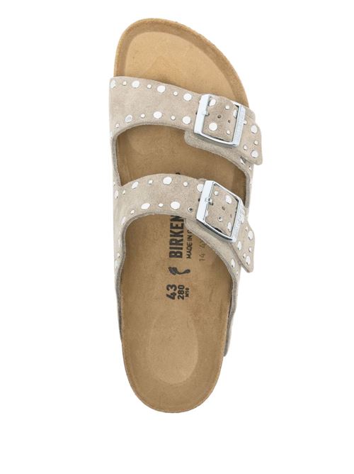 Ciabatte donna Birkenstock Arizona taupe con borchie BIRKENSTOCK | ARIZONA1029390