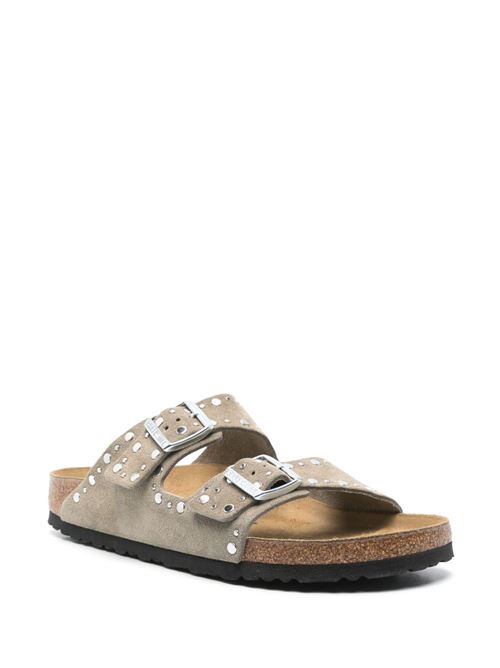 Ciabatte donna Birkenstock Arizona taupe con borchie BIRKENSTOCK | ARIZONA1029390