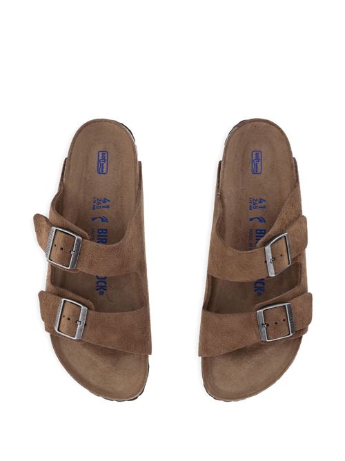 Ciabatte uomo Birkenstock Arizona tabacco in pelle scamosciata BIRKENSTOCK | ARIZONA1030865