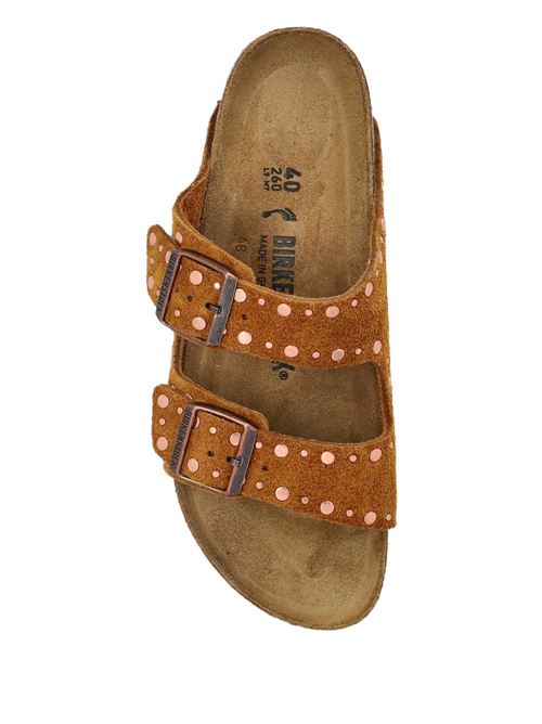 Ciabatte donna Birkenstock Arizona tabacco con borchie BIRKENSTOCK | ARIZONA1031731