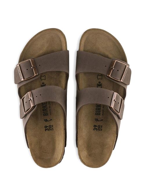 Ciabatte Birkenstock Arizona color moka in Birko Flor Nubuck BIRKENSTOCK | ARIZONA151183