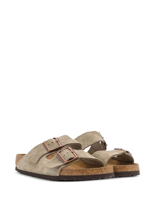 Ciabatte uomo Birkenstock Arizona taupe in pelle scamosciata BIRKENSTOCK | ARIZONA951303