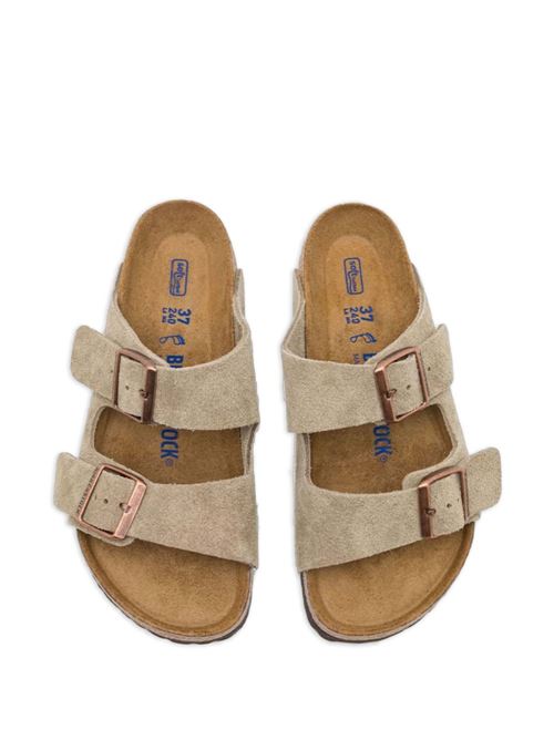 Ciabatte uomo Birkenstock Arizona taupe in pelle scamosciata BIRKENSTOCK | ARIZONA951303
