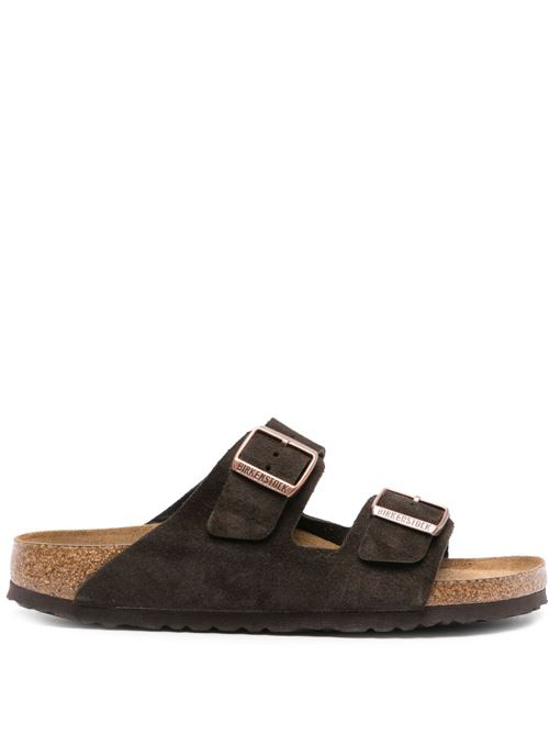 Ciabatte uomo Birkenstock Arizona marrone in pelle scamosciata BIRKENSTOCK | ARIZONA951313